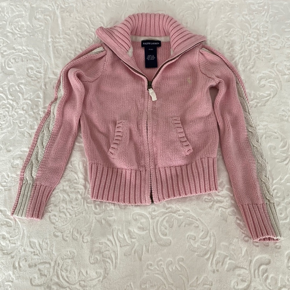 Ralph Lauren vintage girl’s knitted sweater size 4/4T